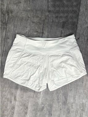Lululemon Speed Up Shorts 4" – White – Size 4 | Item #1551
